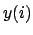 $\displaystyle y(i)$