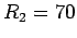 $R_2 = 70$