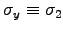 $ \sigma_y \equiv \sigma_2$